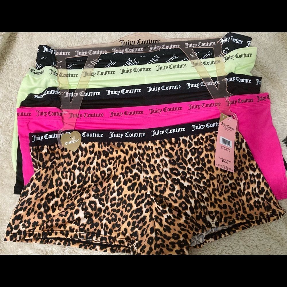 NWT JUICY COUTURE 5 PC SIZE 2X PANTIES